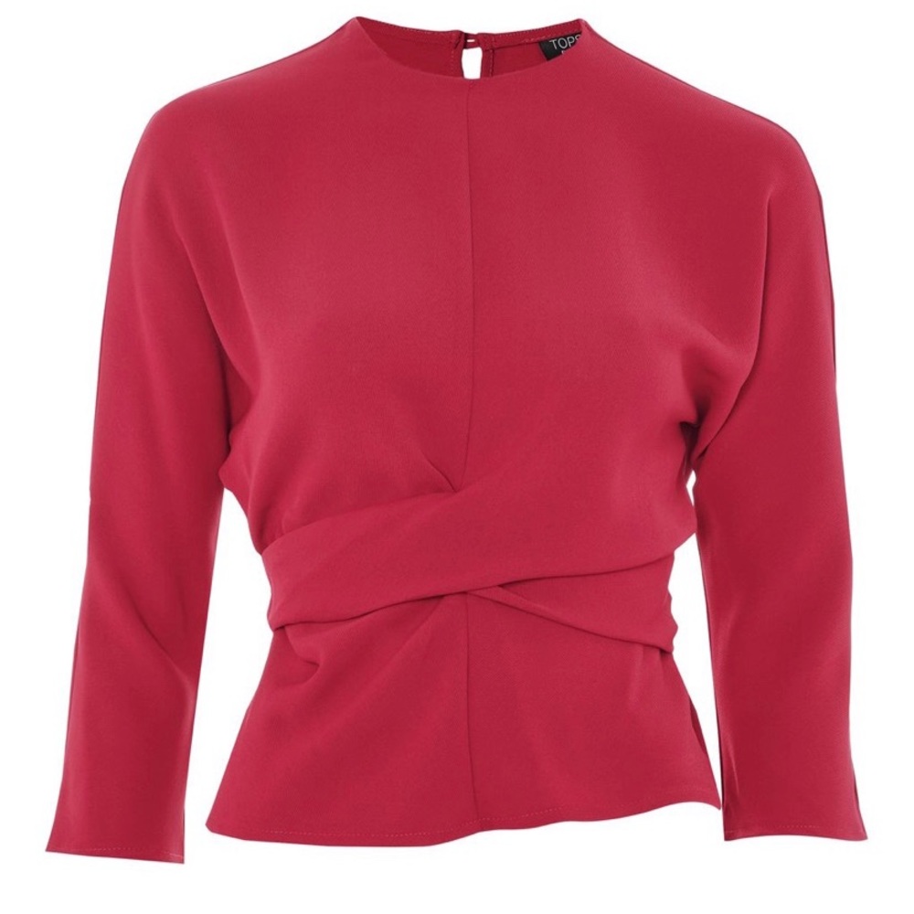 Topshop - Tie Wrap Twist Top